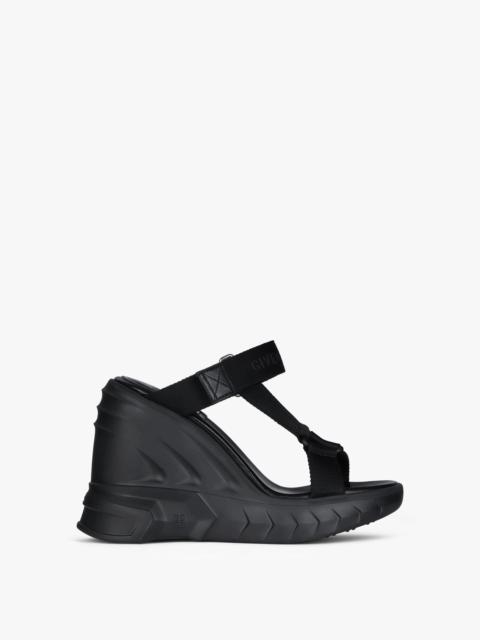 Givenchy MARSHMALLOW SANDALS IN LEATHER AND CANVAS