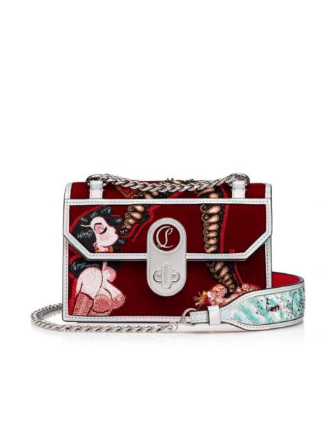 Christian Louboutin Elisa Mini MULTI/BIANCO/SILVER-CRISTAL