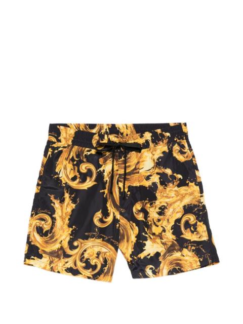 VERSACE JEANS COUTURE baroque swim shorts