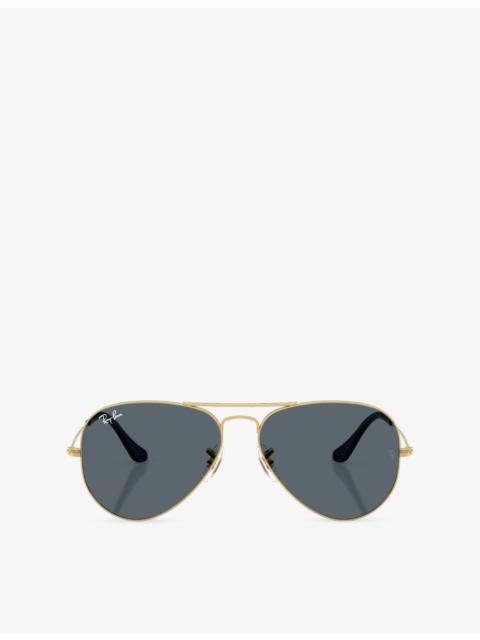 Ray-Ban RB3025 Aviator-Frame Metal Sunglasses