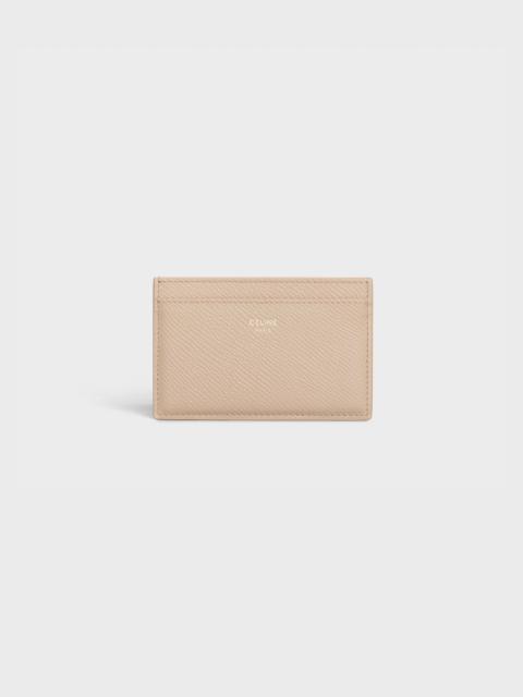 CELINE Card holder in Grained calfskin