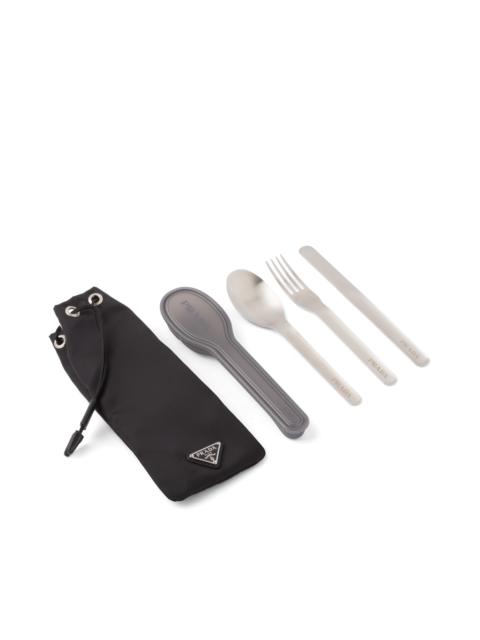 Prada Stainless steel cutlery set