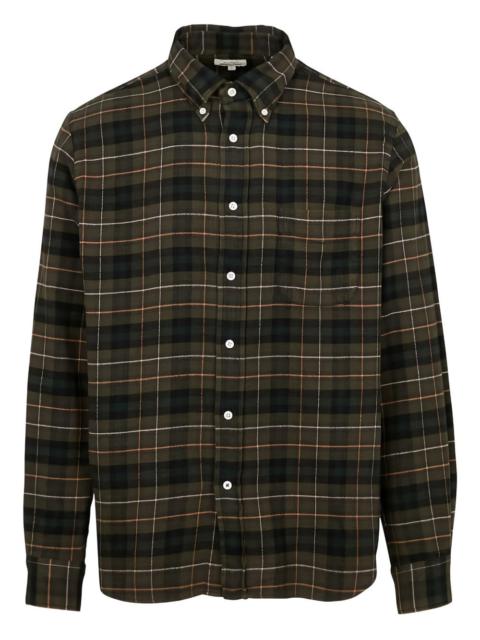 Hartford checked button-down shirt
