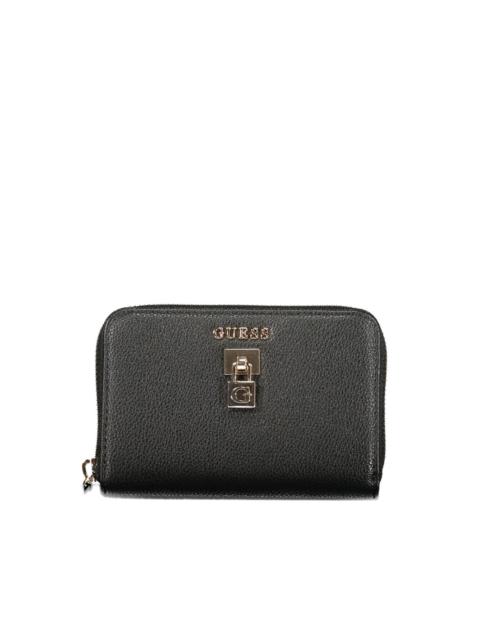 GUESS USA pebbled padlock wallet