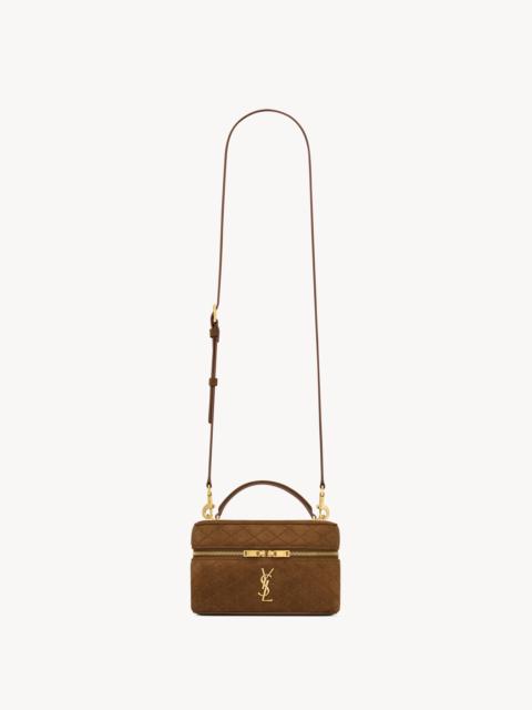 SAINT LAURENT GABY VANITY BAG IN SUEDE