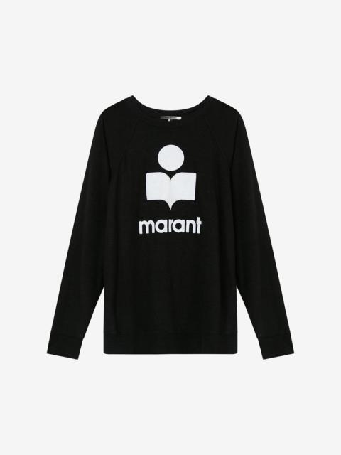 ISABEL MARANT｜LONG-SLEEVED ROUND NECK T-SHIRTS (KIEFFER Kieffer Tee-Shirt Man white | ISABEL MARANT Official online