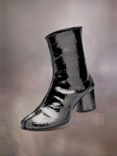 靴 MAISON MARGIELA  TABI ANKLE BOOTS H80 MAISON MARGIELA Tabi split-toe crinkled metallic patent