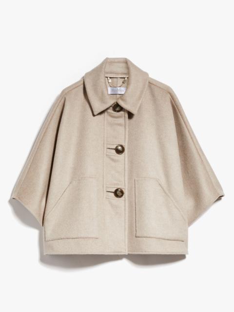 Max Mara VANADIO Short cape in cashmere mélange