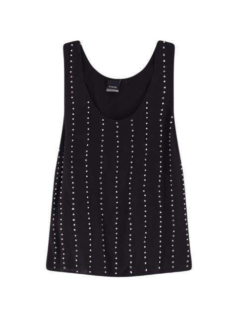 PINKO embellished tank top