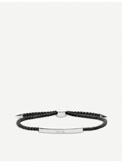 MONICA VINADER Linear sterling silver friendship bracelet