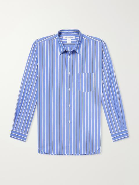 Comme des Garçons SHIRT Striped Cotton-Poplin Shirt