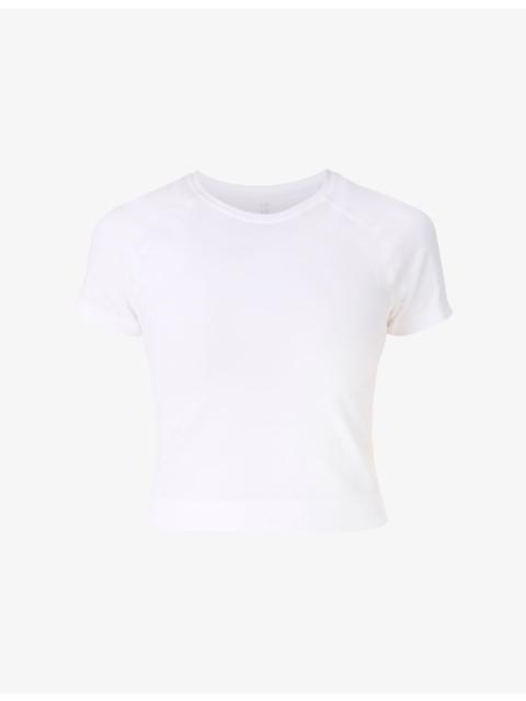 Sweaty Betty Athlete Seamless Stretch-Woven T-Shirt