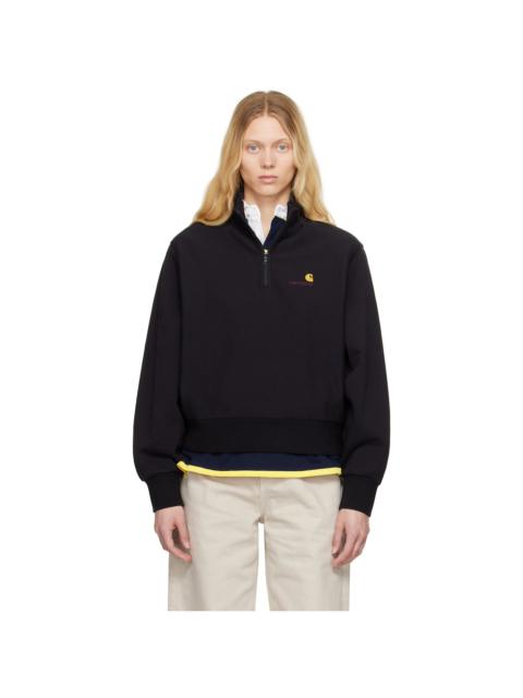 Carhartt Black American Script High Neck Sweatshirt
