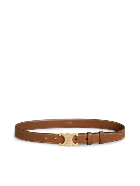 CELINE TRIOMPHE BELT IN NATURAL CALF LEATHER TAN