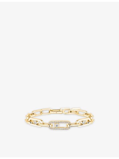 MESSIKA Move Link 18ct gold and 1.03ct diamond bracelet
