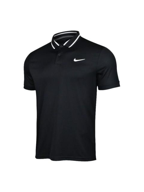 Nike Nike As M Nkct Df Vctry Casual Sports lapel Short Sleeve Polo Shirt Black CW6850-010