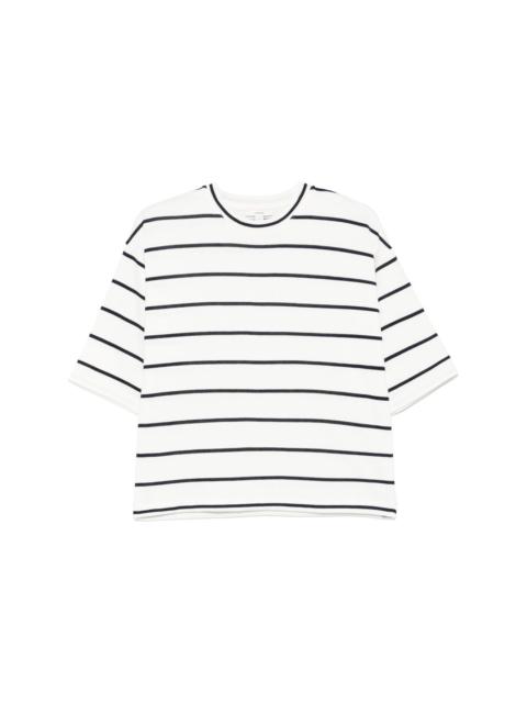 Vince striped wide-sleeve T-shirt