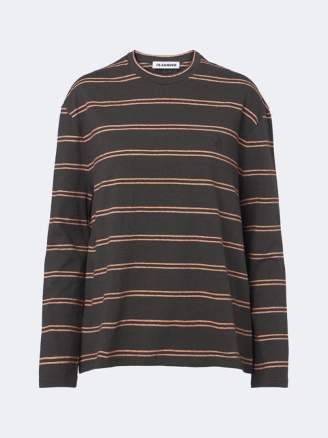 Jil Sander Striped cotton T-shirt