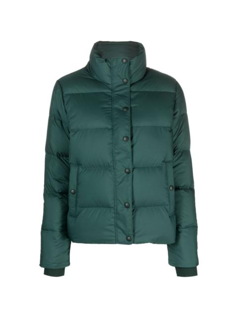 press-stud down puffer jacket