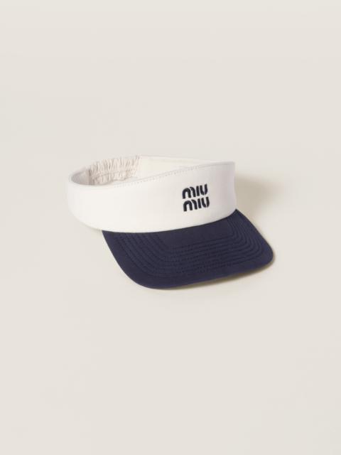 Miu Miu Drill visor
