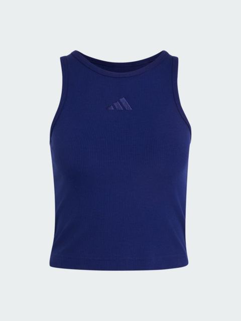 adidas ADIDAS KIT SMALL LOGO RIB TANK Top