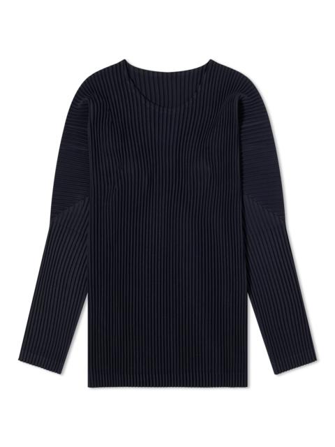 Homme Plissé Issey Miyake Pleated Long Sleeve T-Shirt