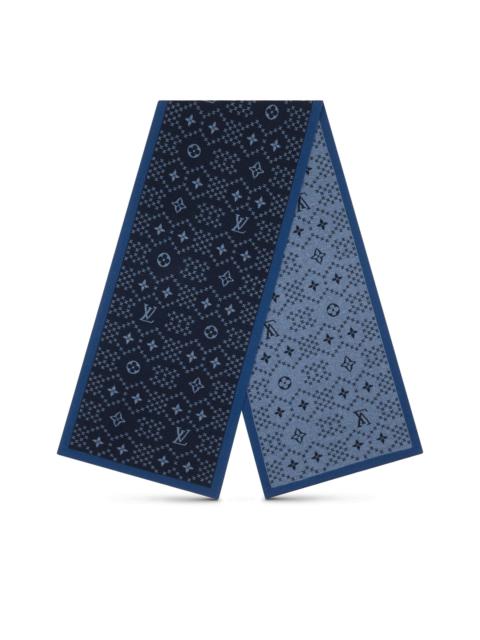 Louis Vuitton Monogram Flakes Knit Scarf