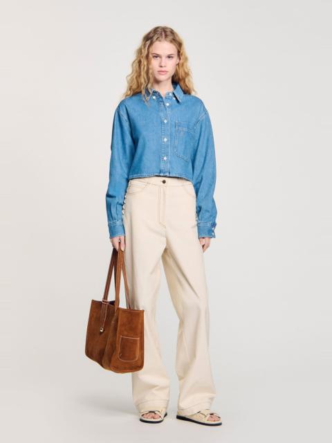 Sandro LACE-UP JEANS