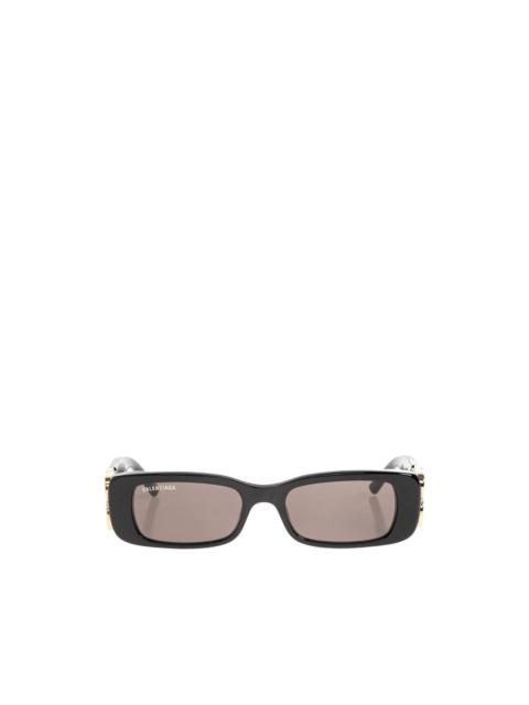 BALENCIAGA rectangle-frame sunglasses