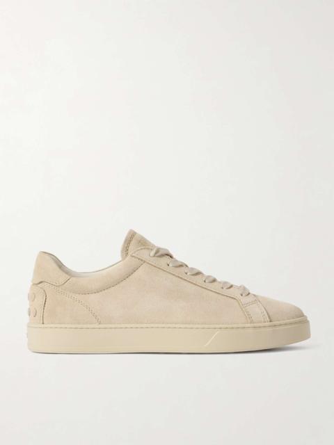 Tod's Cassetta suede sneakers Taupe