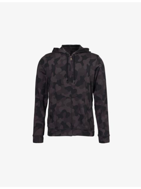 Derek Rose London Camouflage-Print Modal-Blend Hoody