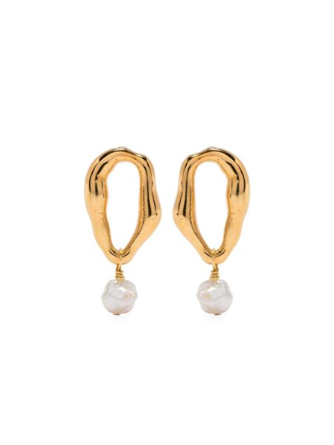 forte_forte faux-pearl earrings