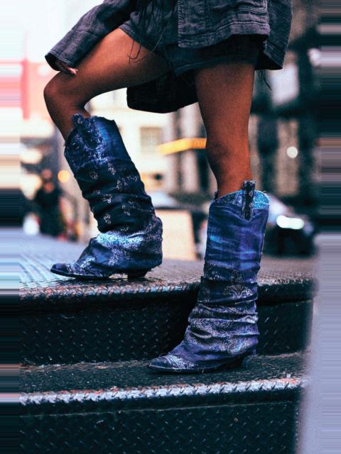 R13 MID COWBOY BOOTS W/SLEEVE