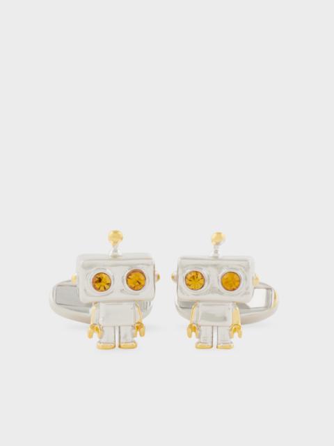 Paul Smith Metallic 'Robot' Cufflinks