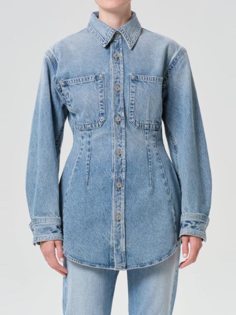 AGOLDE WILMA SHIRT IN MAGNIFY