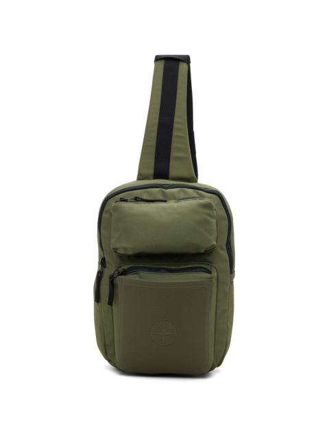 Stone Island Khaki 9200030 Nylon Panama Accessories Bag
