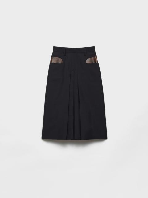 Prada Kid mohair midi skirt