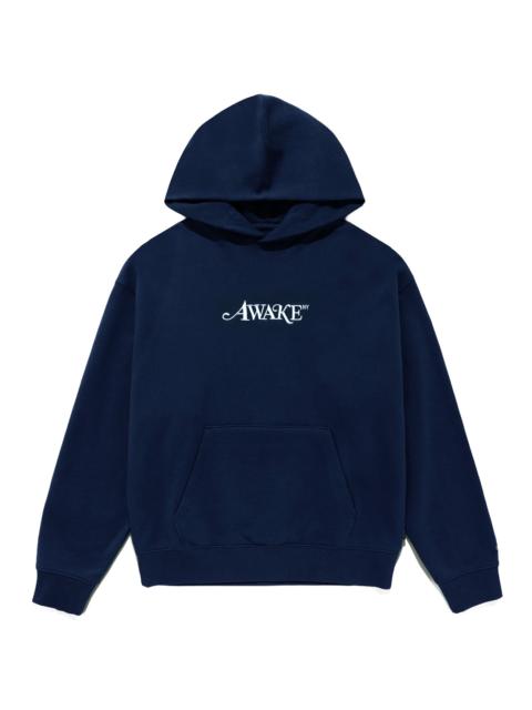 AWAKE NY Classic Logo Hoodie "Navy" AWK FW24 HD303 NVY