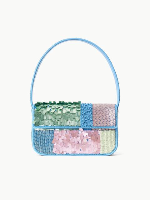 STAUD TOMMY BAG PATCHWORK SHERBET