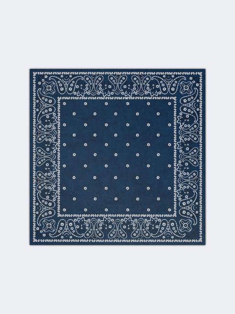 WEEKEND Max Mara ELODIA Bandanna print silk foulard - MIDNIGHTBLUE