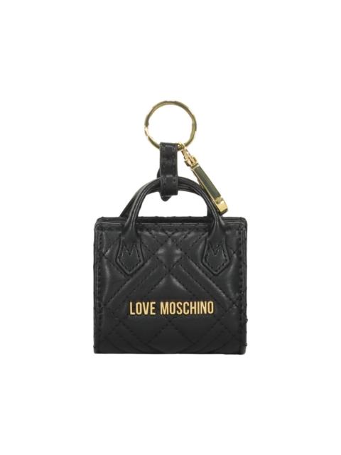 Moschino quilted-bag keyring