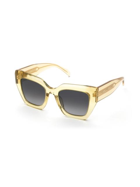 TOUS Beige TOUS Logo Repeat Sunglasses