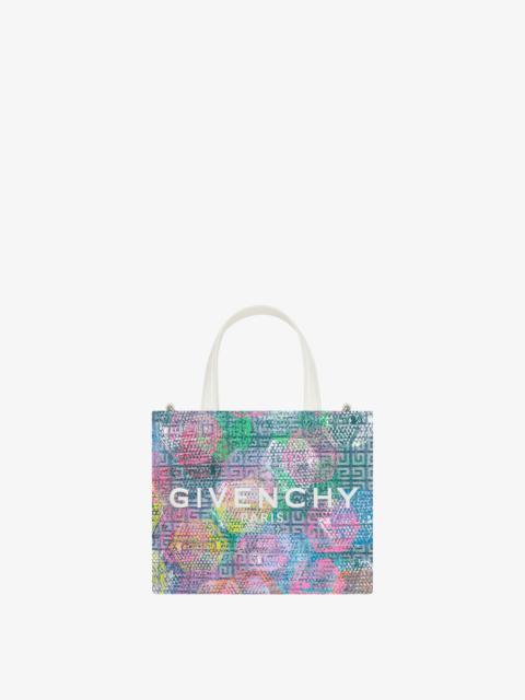Givenchy MINI G TOTE SHOPPING BAG IN PRINTED 4G DENIM