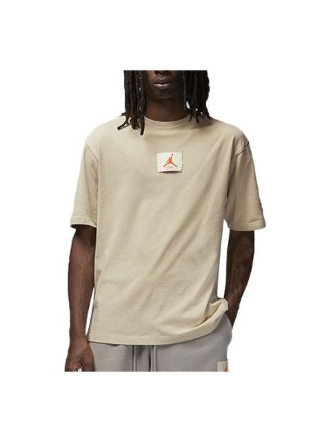 Jordan Air Jordan x Shelflife Logo T-shirt 'Khaki' DV7001-206