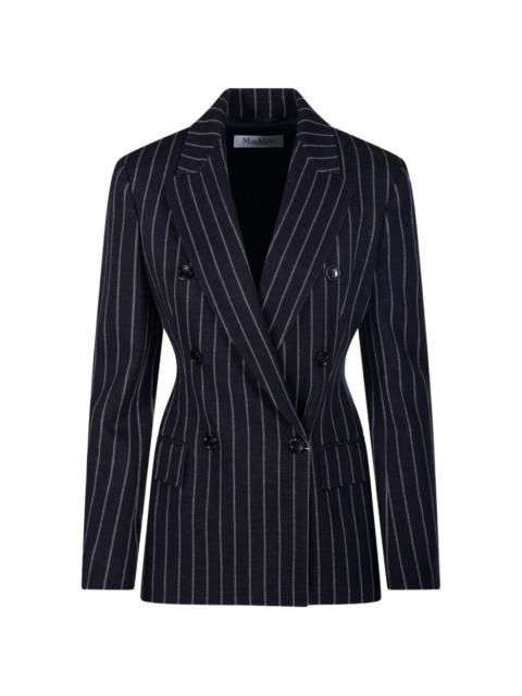 Max Mara pinstripe double-breasted blazer