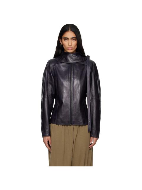 paloma wool Purple Plomy Leather Jacket