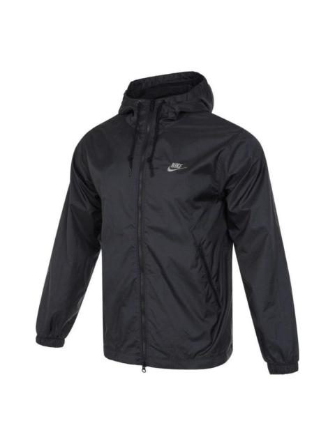 Nike Club Windbreakers Jacket 'Black' FB7805-010