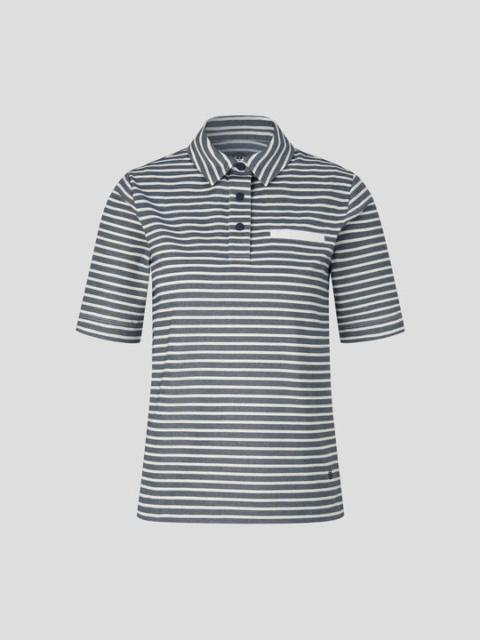 BOGNER Peony Polo shirt in Navy blue/White