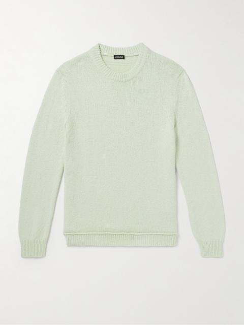 ZEGNA Organic Cotton and Silk-Blend Sweater