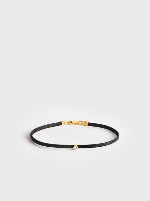 TOTEME Mini diamond bracelet black/gold